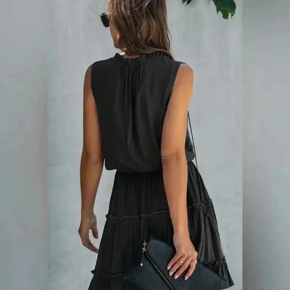 NWT Beach Sissi Sleevless Mini Dress in Green Leopard Print Size Small - Picture 8 of 12